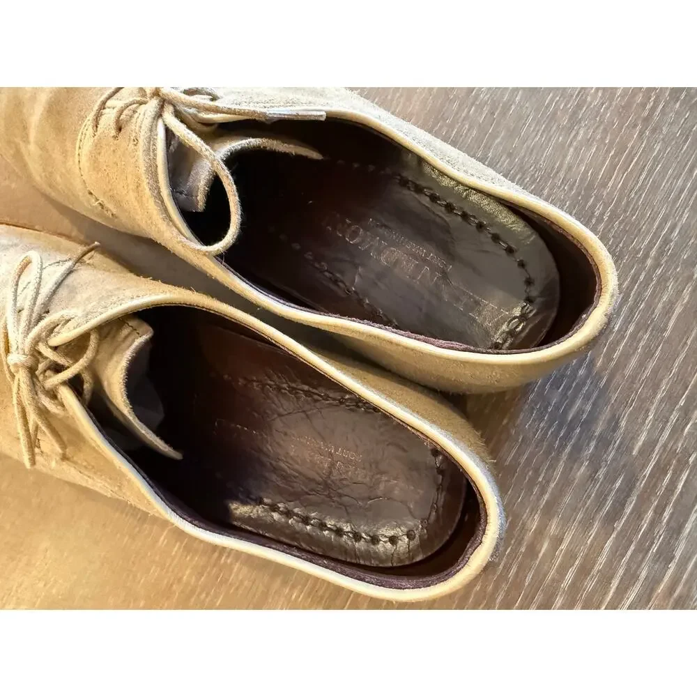 ALLEN EDMONDS Nomad Boone Suede Leather Derby Lace Up Shoes Men 10 D